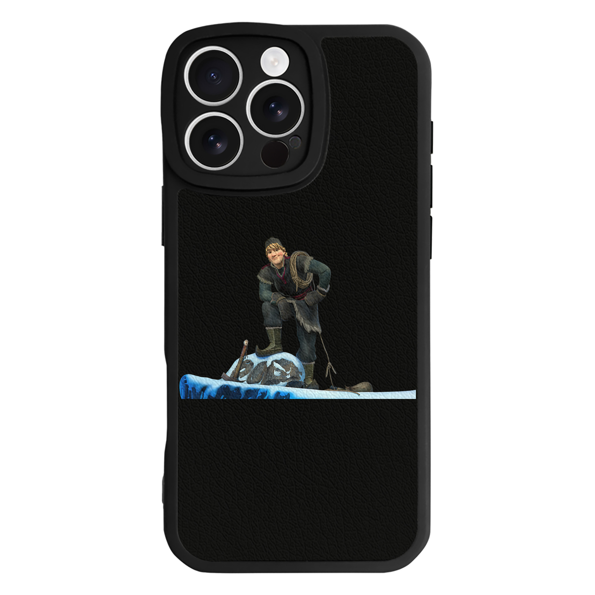 （画像用） アナと雪の女王 アンナ エルサ Frozen Anna Elsa 【iPhone 16シリーズ対応】シリコンスマホケース（レザー調） 材質：シリコン